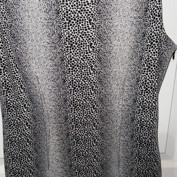 💰Nine West Elegant Black and White Sleeveless Dress - Picture 6 of 10